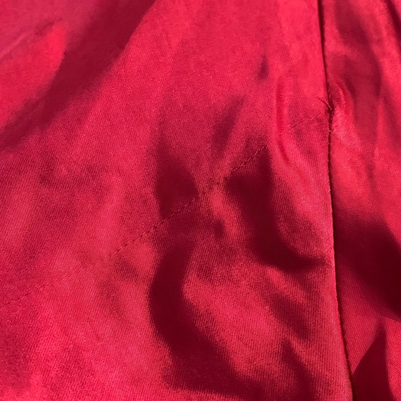 Petal and Pup Dress NWT Flawed Ricki Maxi Ruby Wine Small Satin Butterfly Sleeve - Picture 13 of 17